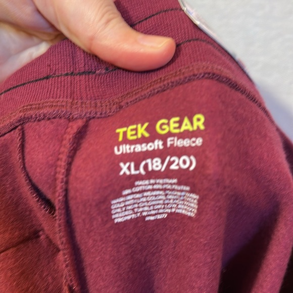 NWT Tek Gear cargo ultra soft fleece sweatpants - size kids XL - Picture 7 of 7